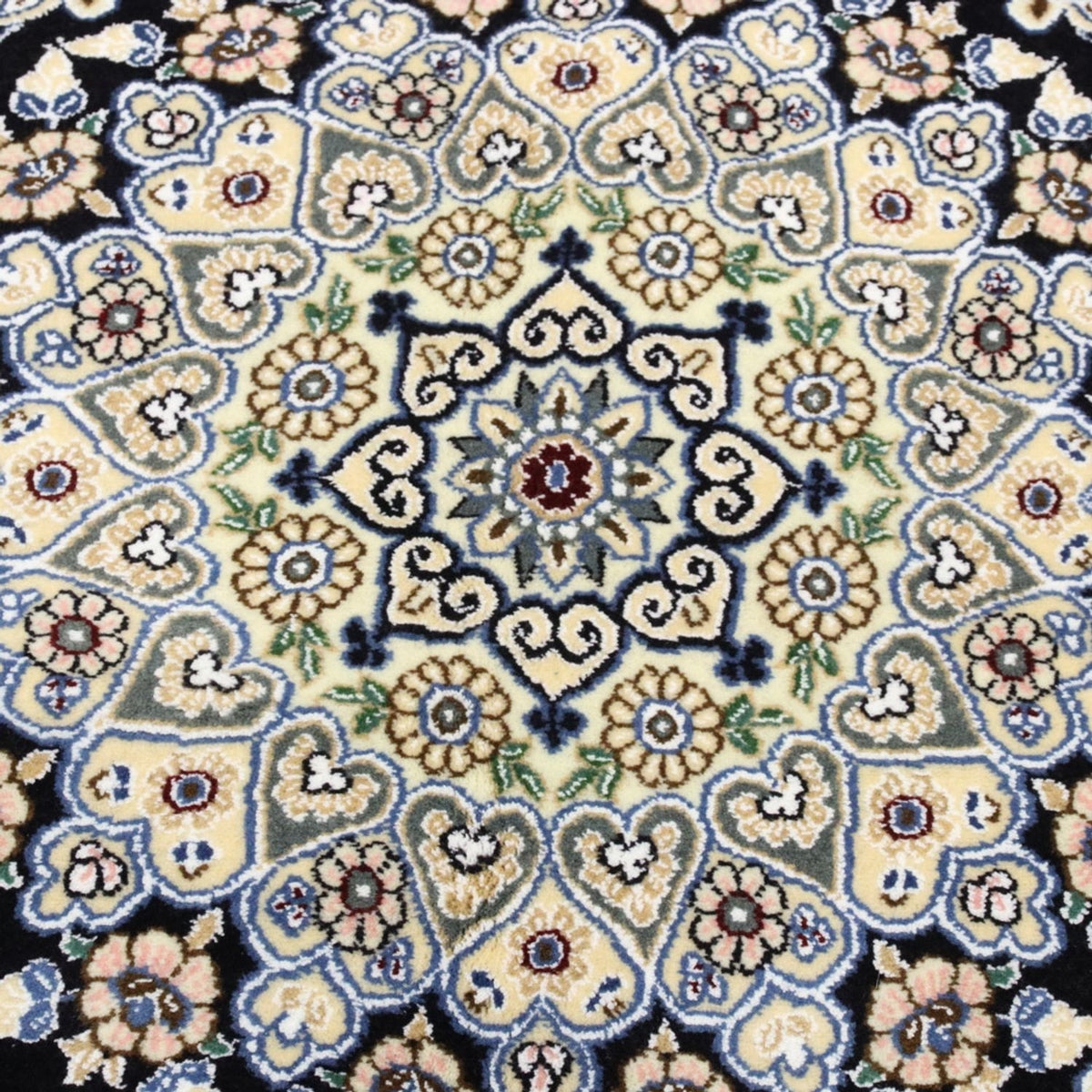 Persisk tæppe - Nain - Royal - 202 x 132 cm - mørkeblå