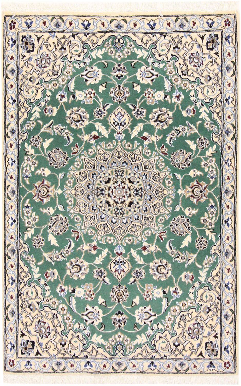 Persisk tæppe - Nain - Royal - 137 x 88 cm - grøn