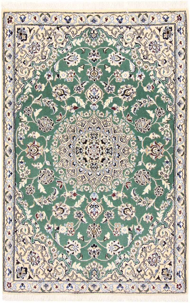 Persisk tæppe - Nain - Royal - 137 x 88 cm - grøn
