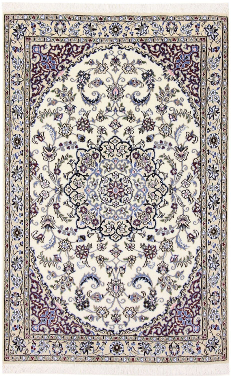 Persisk tæppe - Nain - Royal - 150 x 96 cm - creme