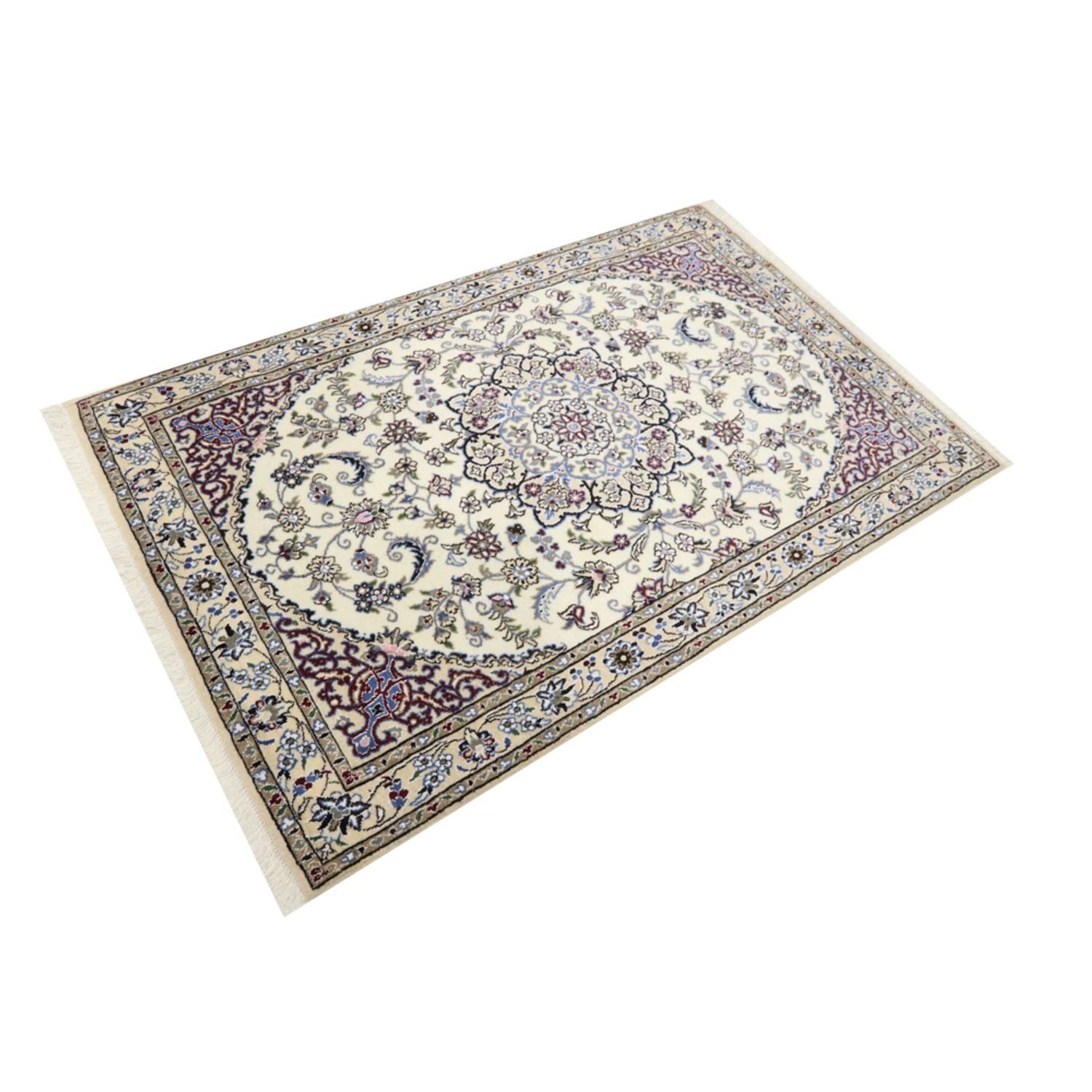 Persisk tæppe - Nain - Royal - 150 x 96 cm - creme