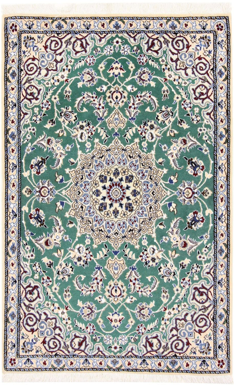 Persisk tæppe - Nain - Royal - 139 x 89 cm - grøn