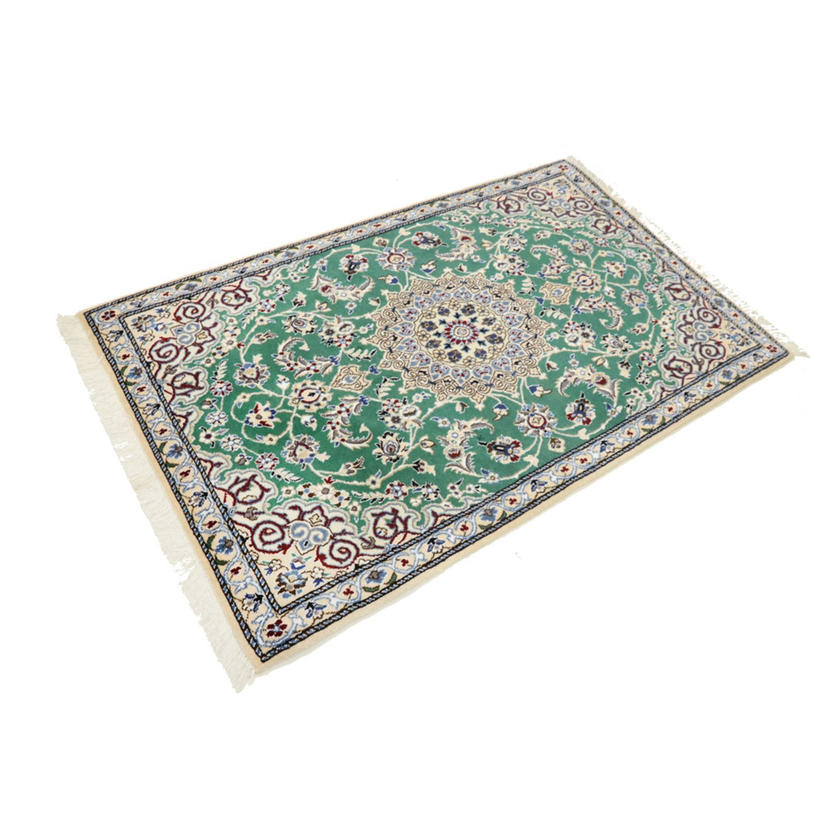 Persisk tæppe - Nain - Royal - 139 x 89 cm - grøn