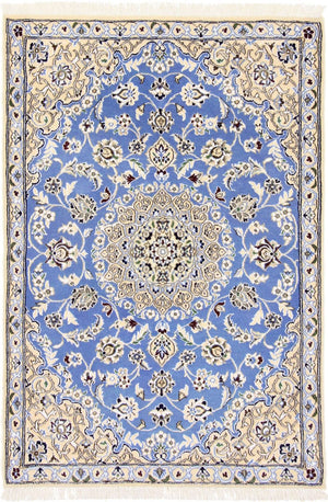 Persisk tæppe - Nain - Royal - 135 x 91 cm - blå