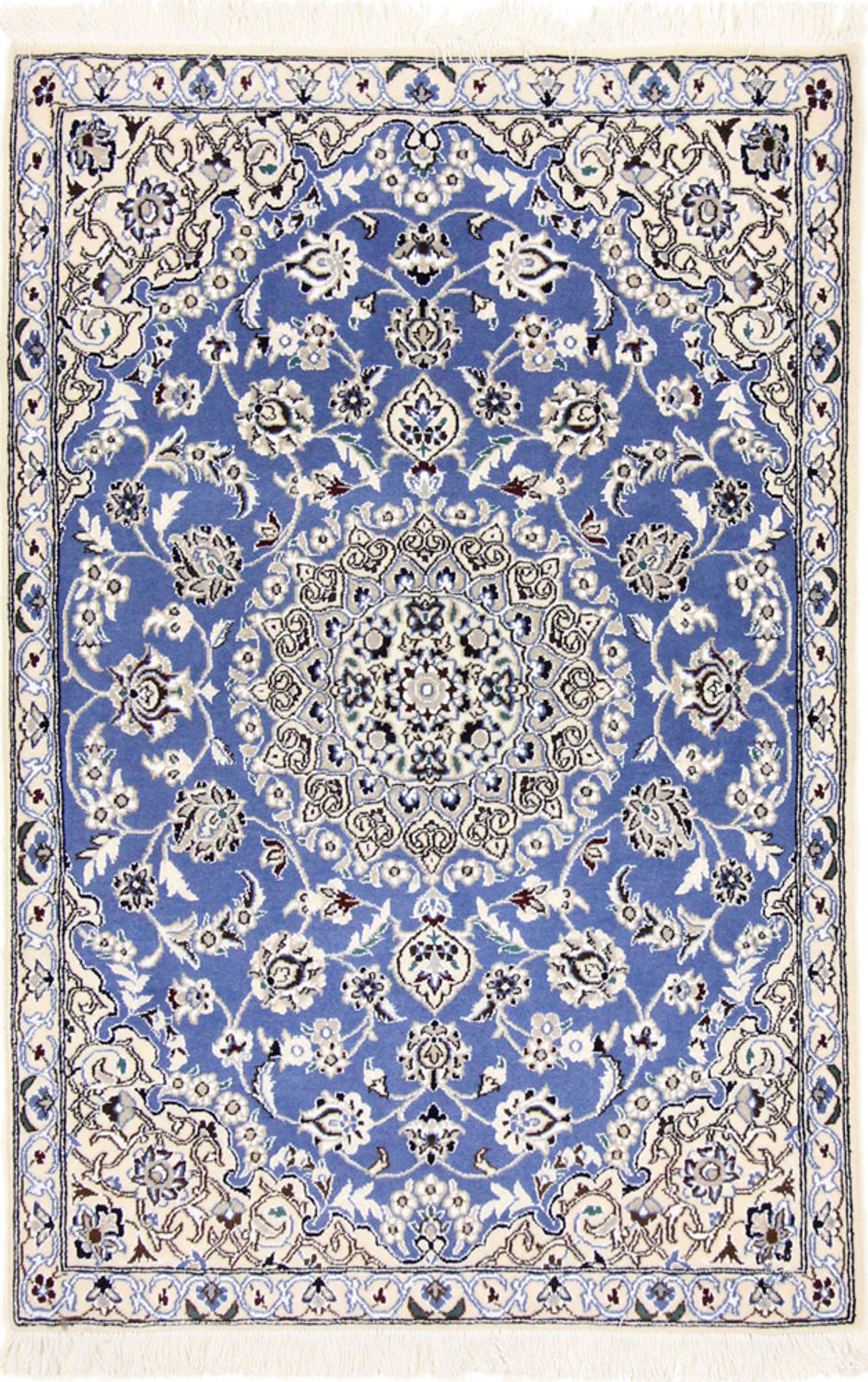 Persisk tæppe - Nain - Royal - 134 x 89 cm - blå