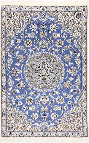 Persisk tæppe - Nain - Royal - 134 x 89 cm - blå
