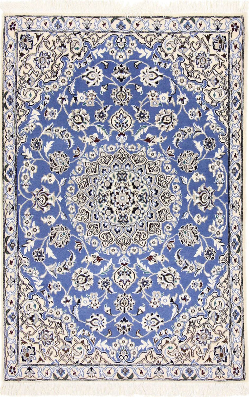 Persisk tæppe - Nain - Royal - 134 x 89 cm - blå
