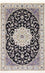 Persisk tæppe - Nain - Royal - 148 x 98 cm - mørkeblå