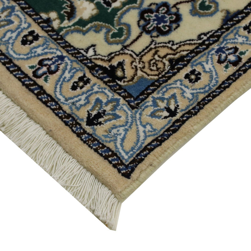 Løber Persisk tæppe - Nain - Royal - 200 x 60 cm - grøn