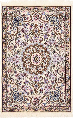 Persisk tæppe - Nain - Royal - 90 x 60 cm - beige