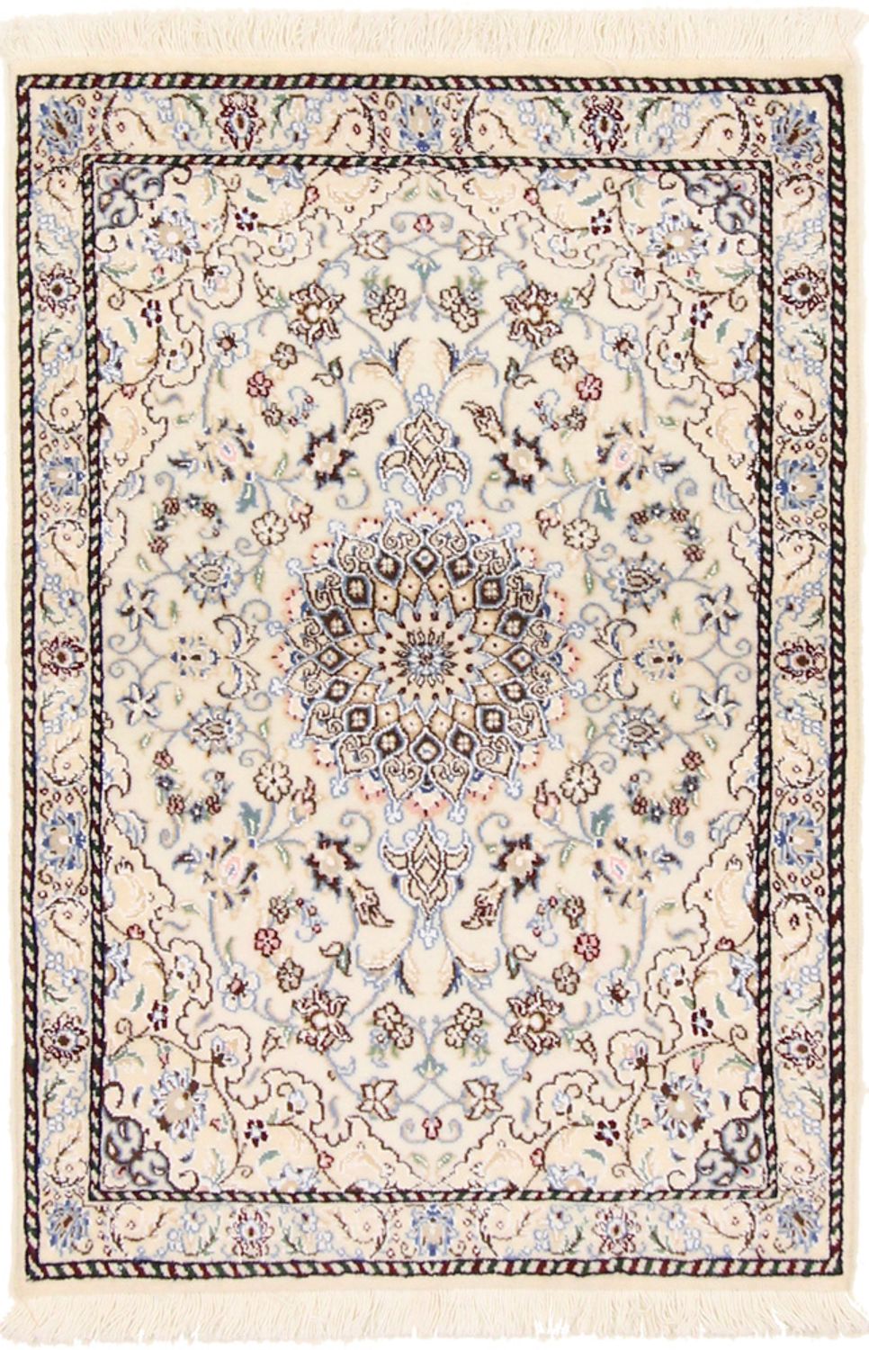 Persisk tæppe - Nain - Royal - 90 x 60 cm - beige