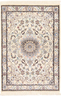 Persisk tæppe - Nain - Royal - 90 x 60 cm - beige