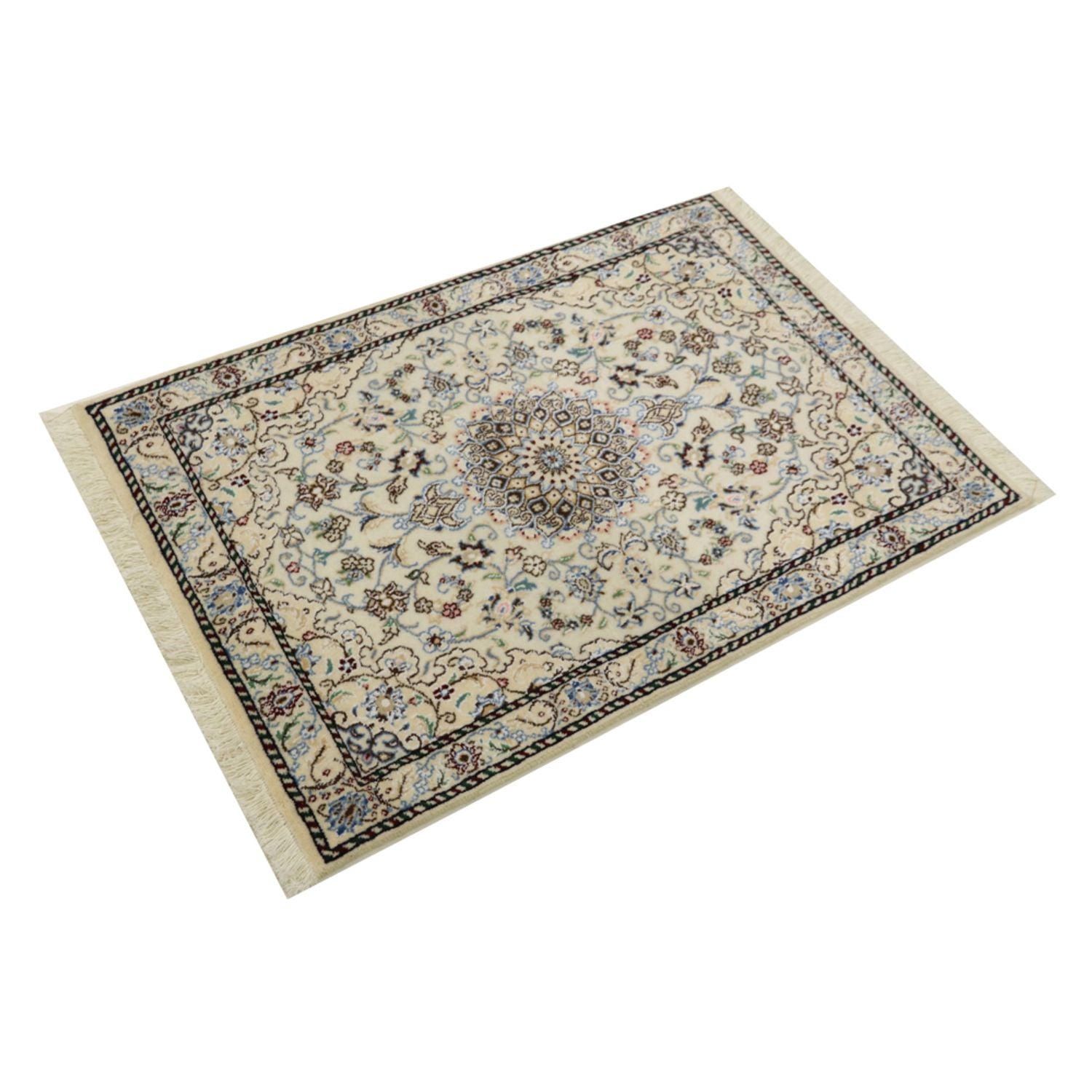 Persisk tæppe - Nain - Royal - 90 x 60 cm - beige