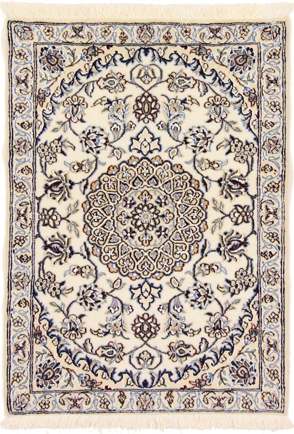 Persisk tæppe - Nain - Royal - 92 x 64 cm - creme