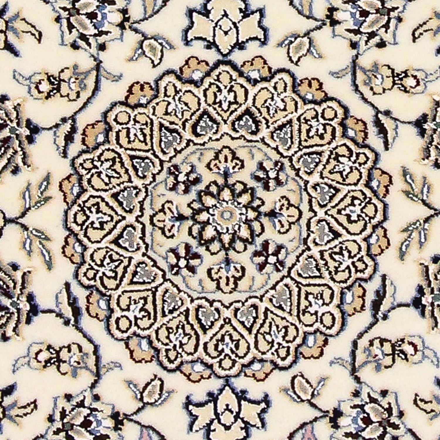 Persisk tæppe - Nain - Royal - 92 x 64 cm - creme
