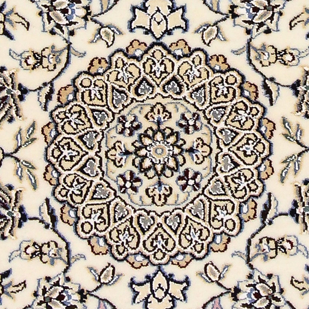 Persisk tæppe - Nain - Royal - 92 x 64 cm - creme