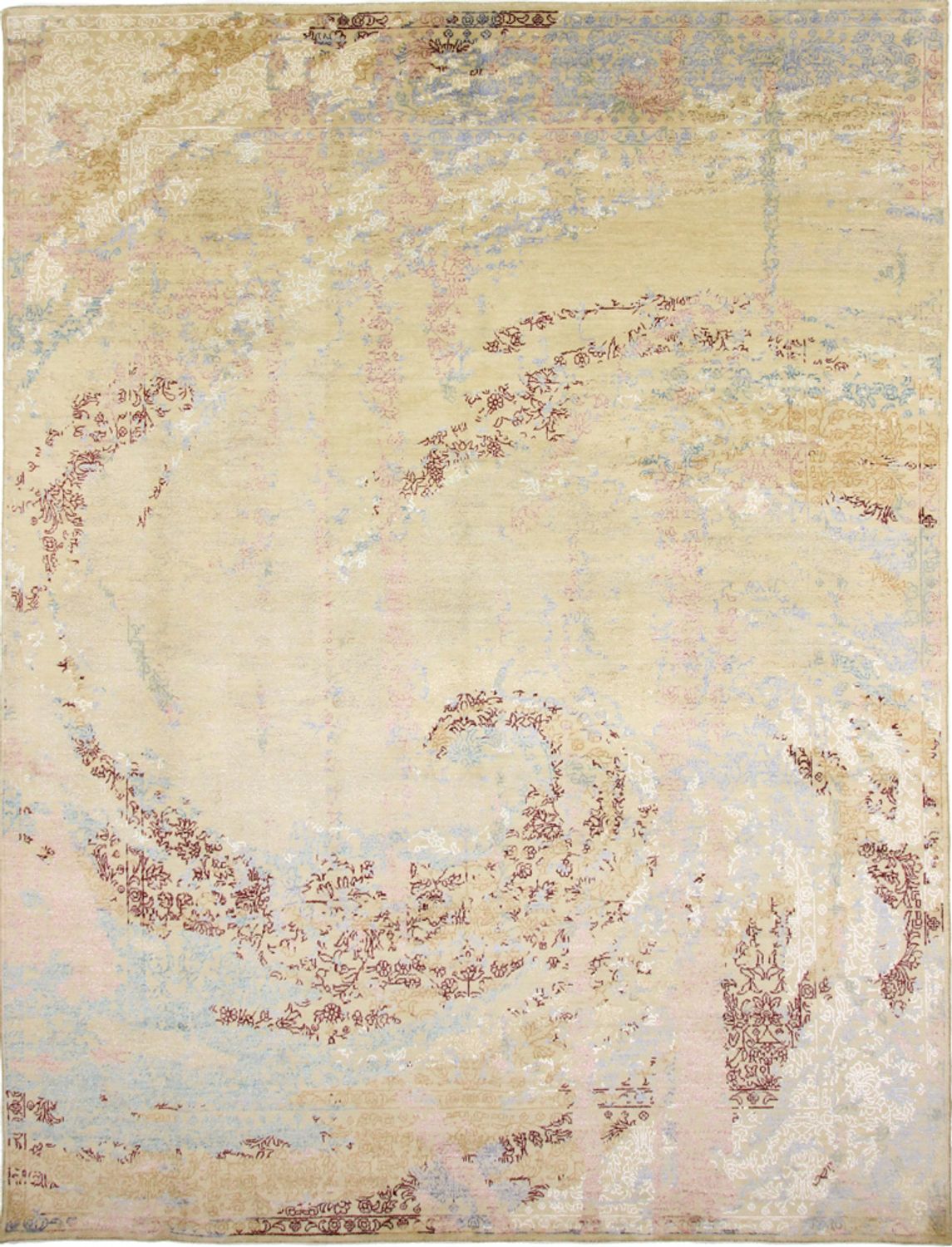 Designer tæppe - 318 x 247 cm - flerfarvet