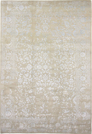 Designer tæppe - 357 x 248 cm - sølv
