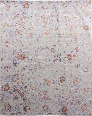 Designer tæppe - 306 x 246 cm - flerfarvet