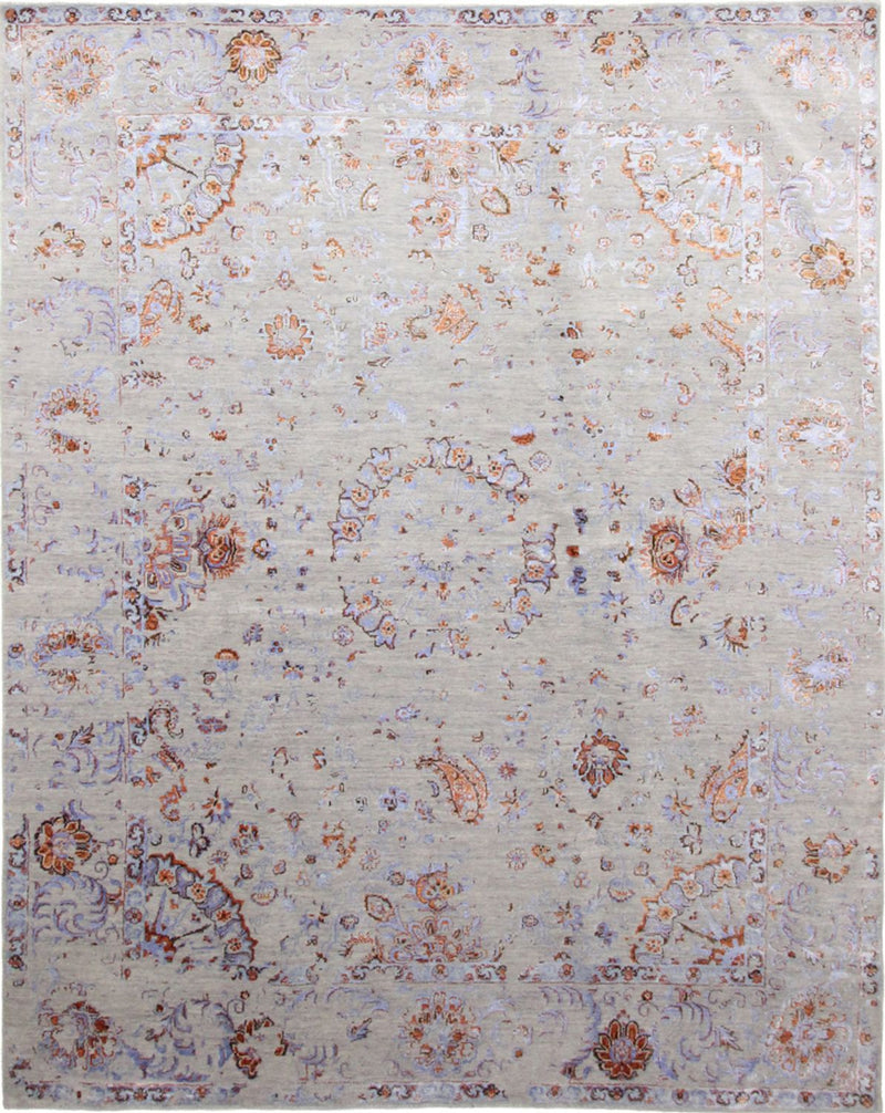 Designer tæppe - 306 x 246 cm - flerfarvet