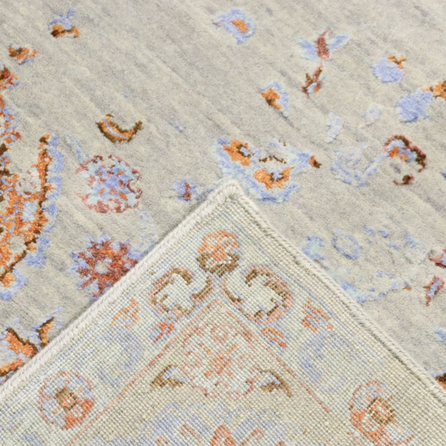 Designer tæppe - 306 x 246 cm - flerfarvet