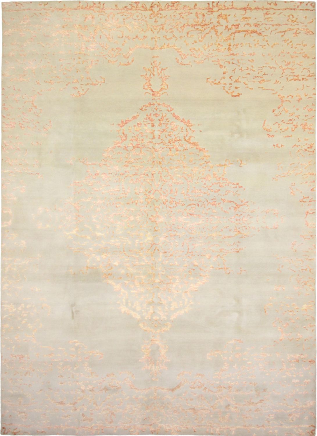 Designer tæppe - 408 x 302 cm - orange