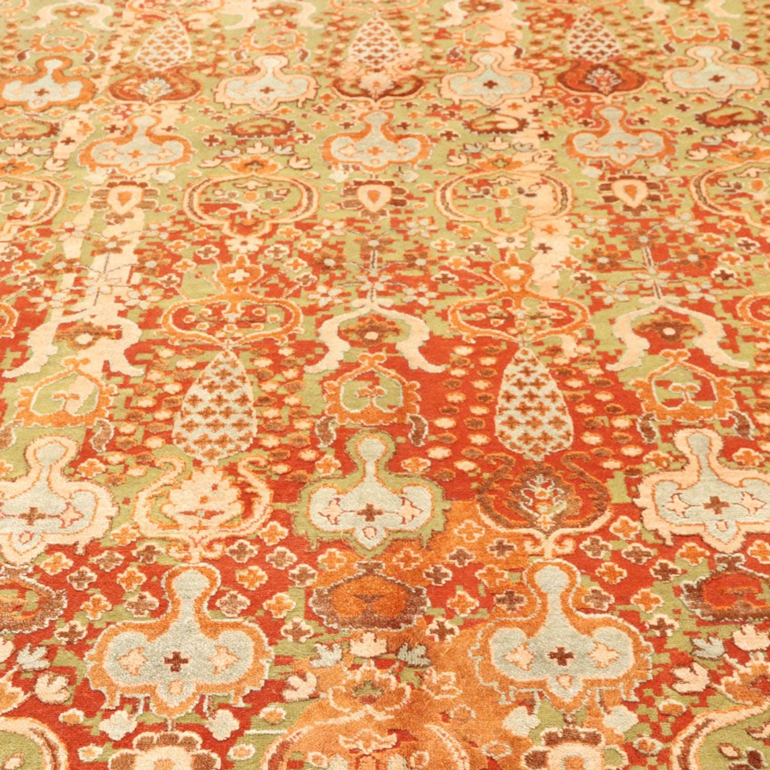 Designer tæppe - 296 x 239 cm - flerfarvet
