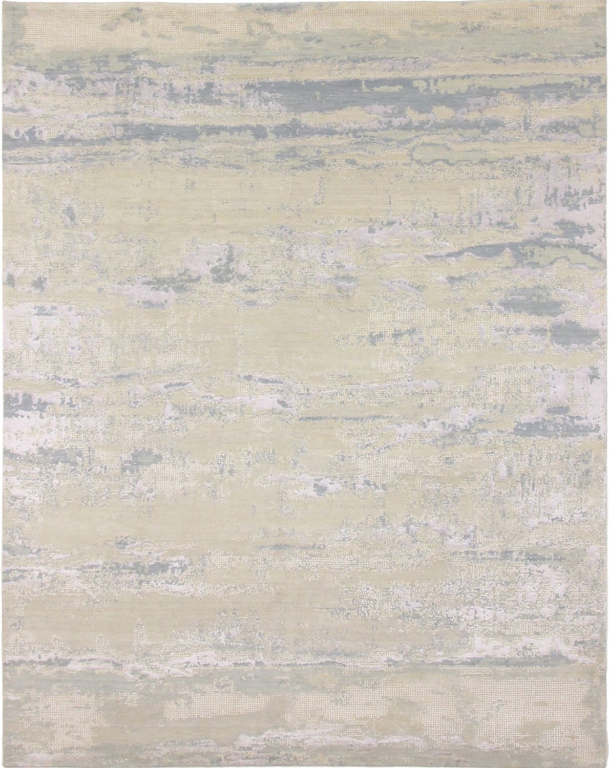 Designer tæppe - 308 x 245 cm - sølv