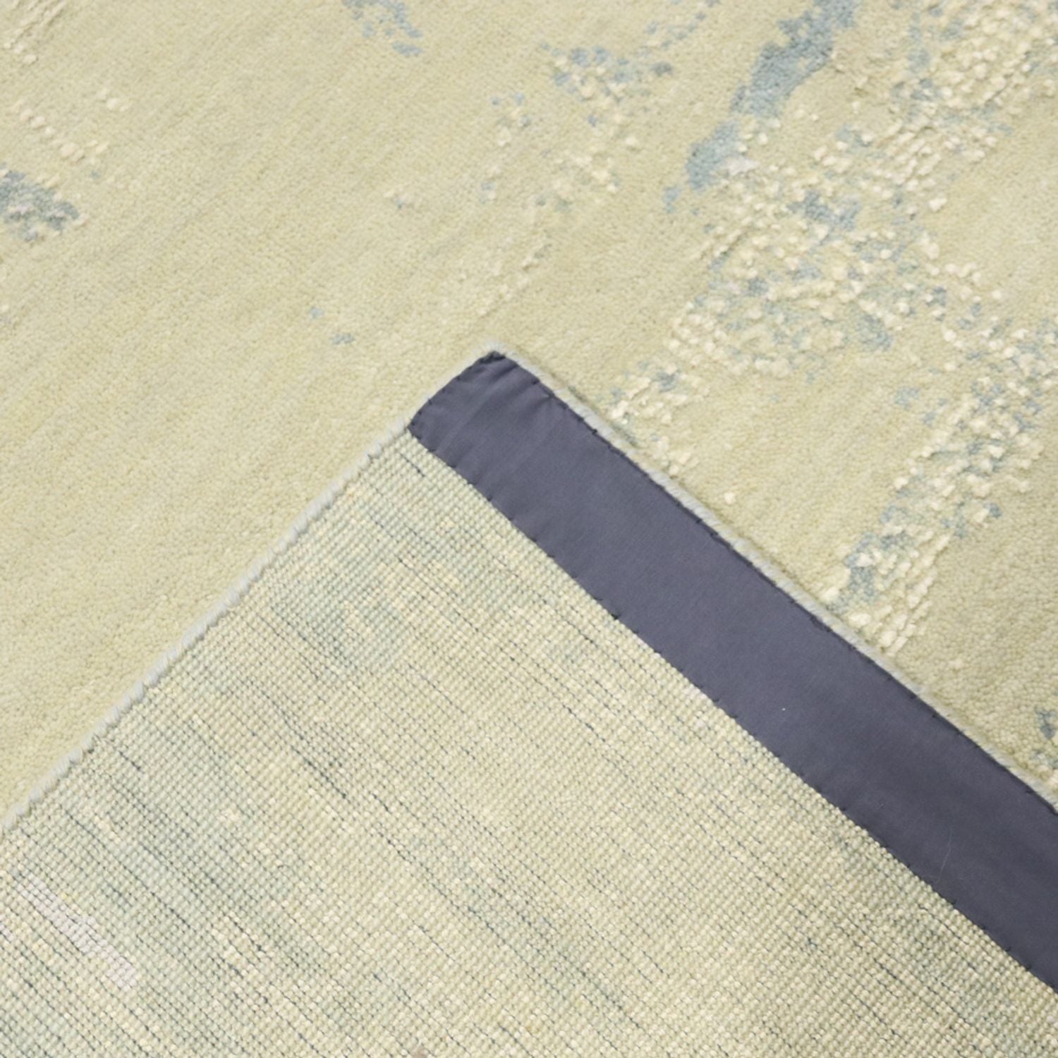 Designer tæppe - 308 x 245 cm - sølv