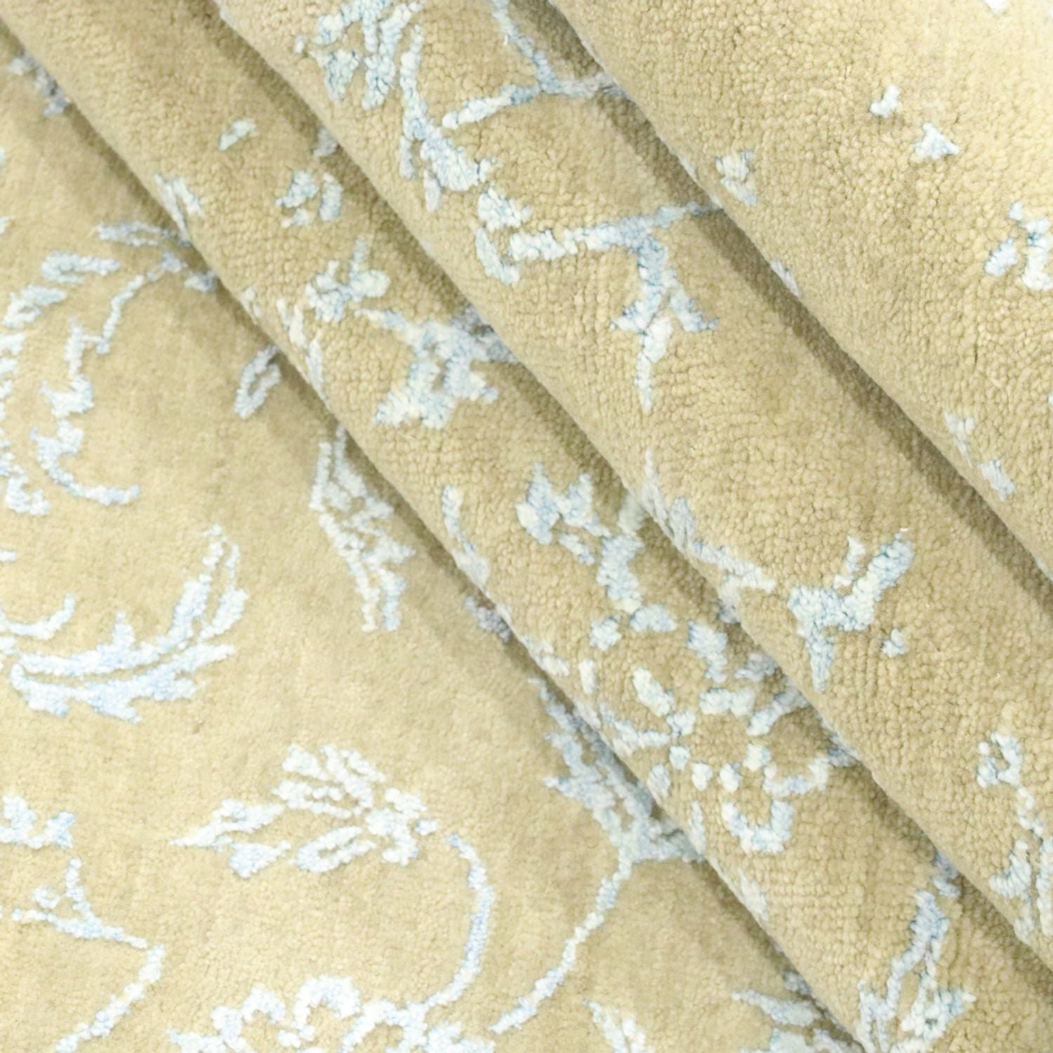 Designer tæppe - 306 x 243 cm - lyseblå