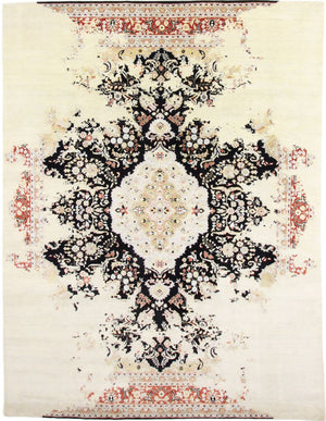 Designer tæppe - 309 x 242 cm - flerfarvet