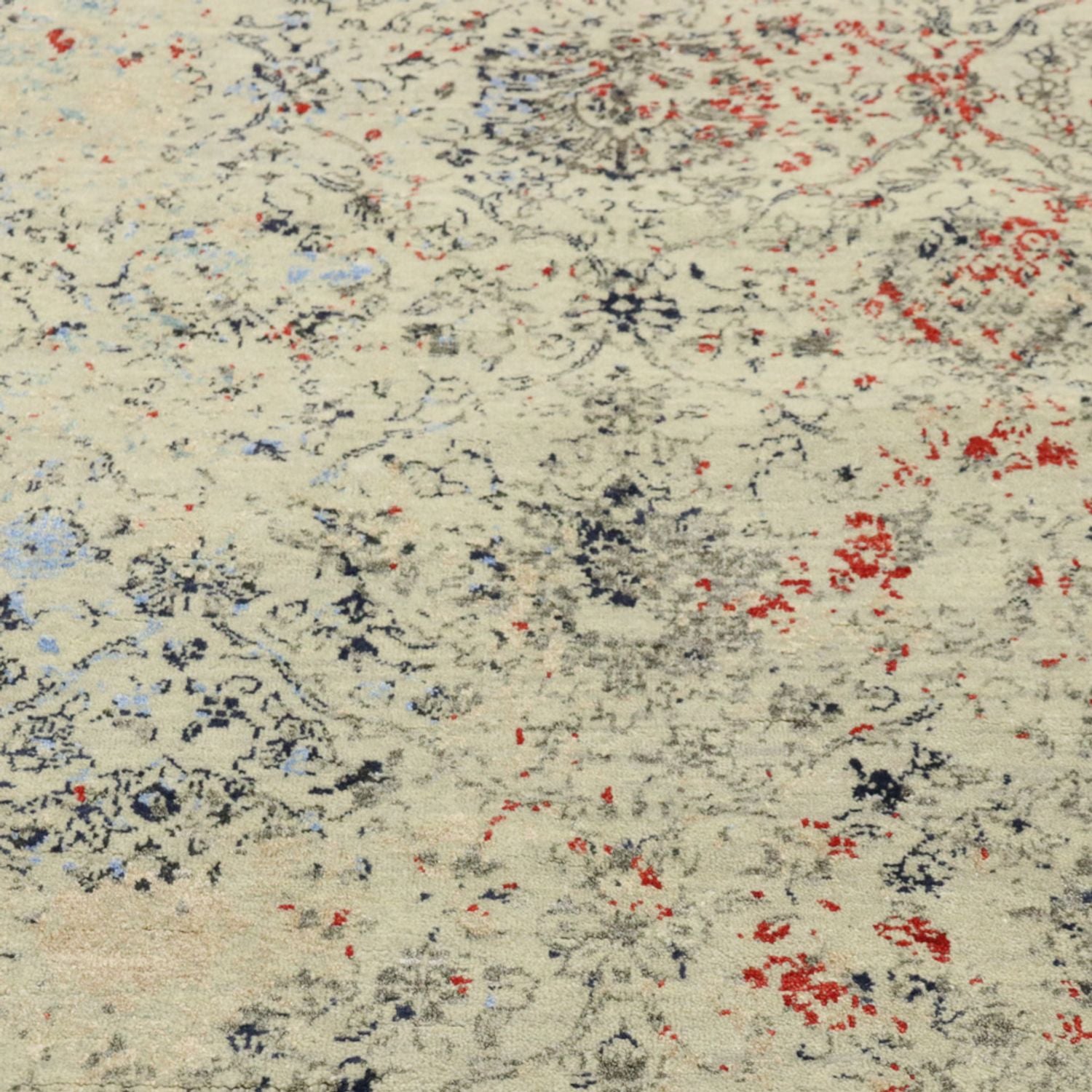Designer tæppe - 281 x 183 cm - flerfarvet