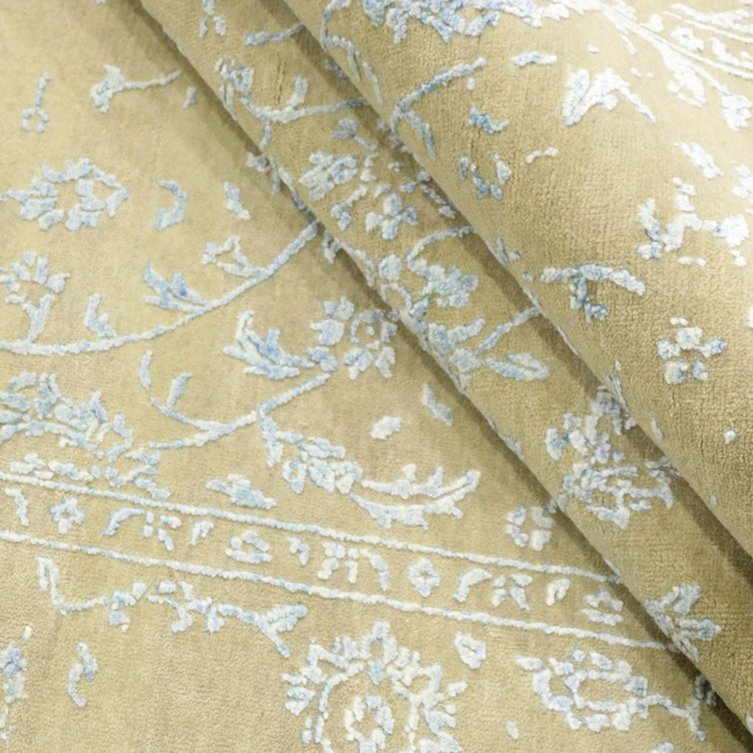 Designer tæppe - 250 x 169 cm - sølv