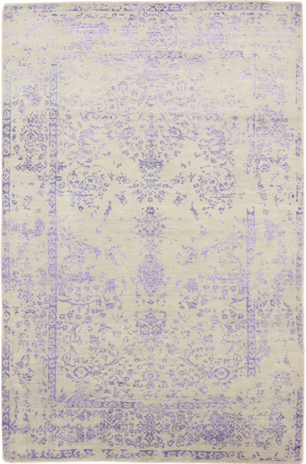Designer tæppe - 186 x 124 cm - lilla