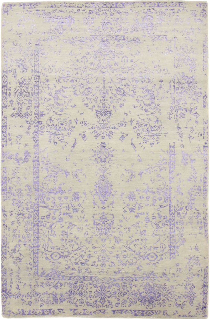 Designer tæppe - 186 x 124 cm - lilla