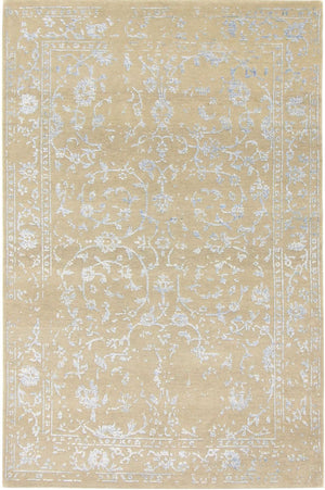 Designer tæppe - 182 x 119 cm - lyseblå