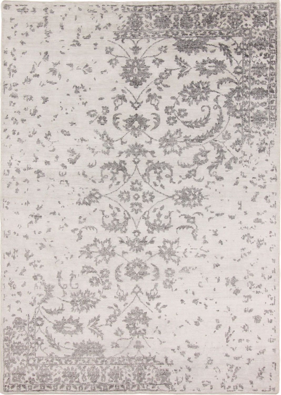 Designer tæppe - 204 x 148 cm - grå
