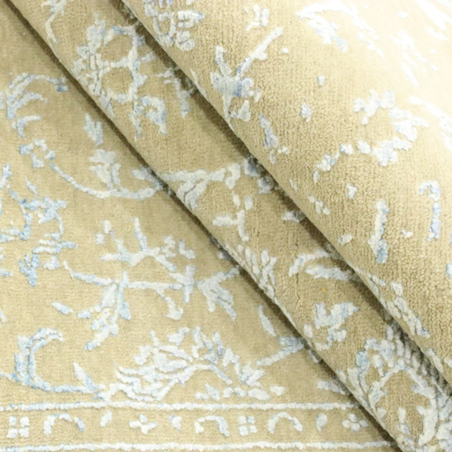 Designer tæppe - 210 x 151 cm - turkis