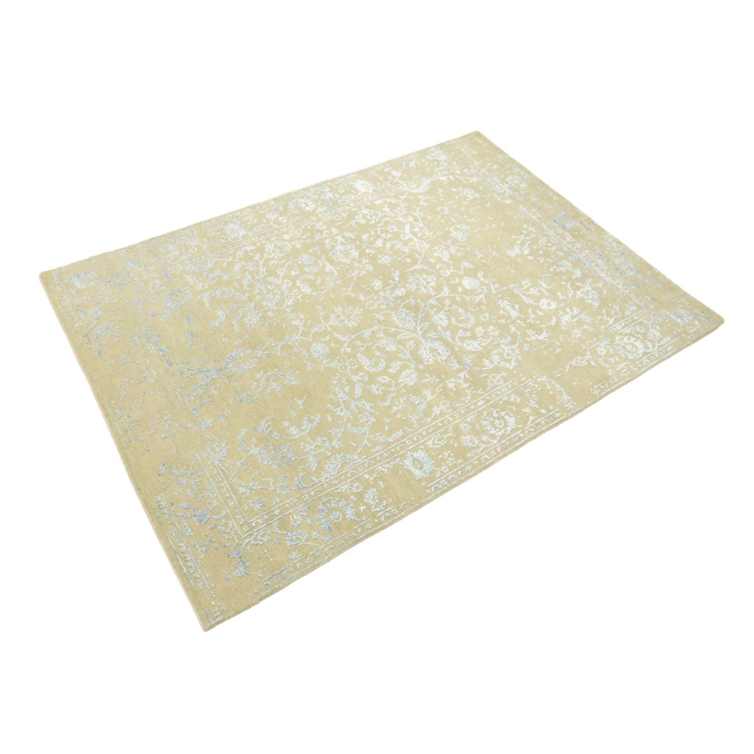 Designer tæppe - 210 x 151 cm - turkis