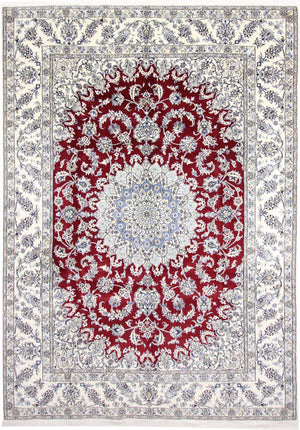Persisk tæppe - Nain - 346 x 246 cm - rød