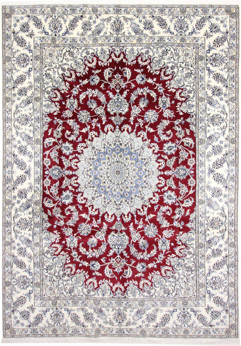 Persisk tæppe - Nain - 346 x 246 cm - rød