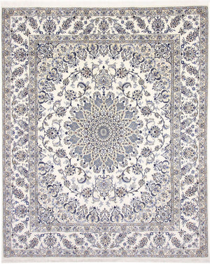 Persisk tæppe - Nain - 295 x 242 cm - creme
