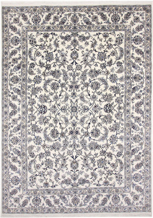 Persisk tæppe - Nain - 342 x 245 cm - creme