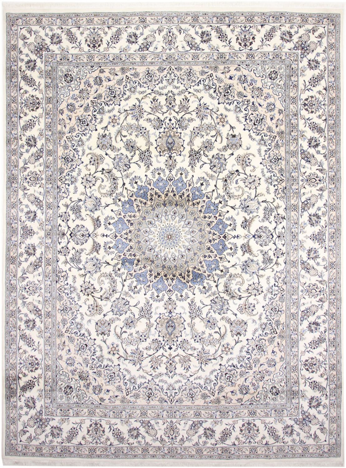 Persisk tæppe - Nain - 396 x 300 cm - creme