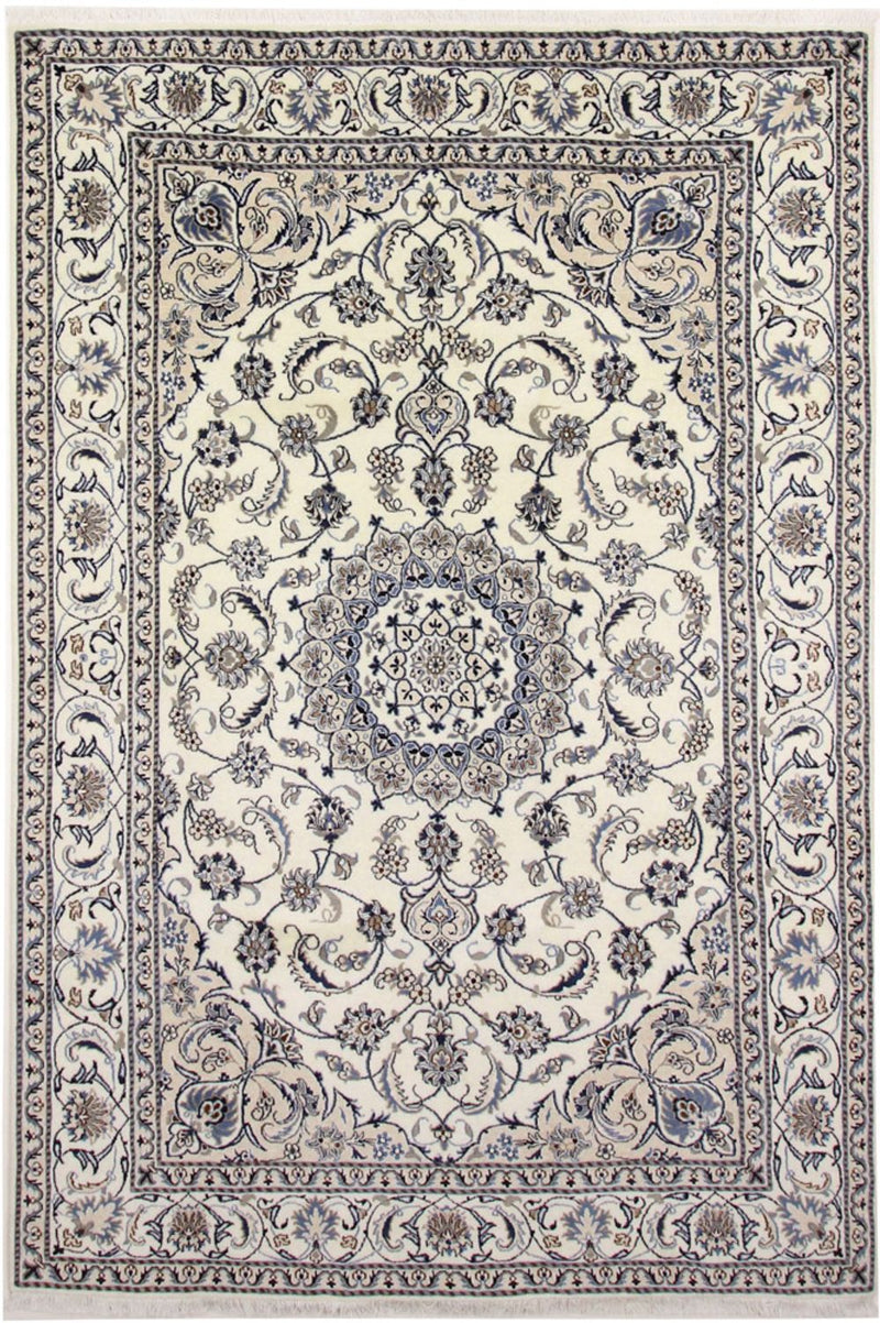 Persisk tæppe - Nain - 286 x 193 cm - creme