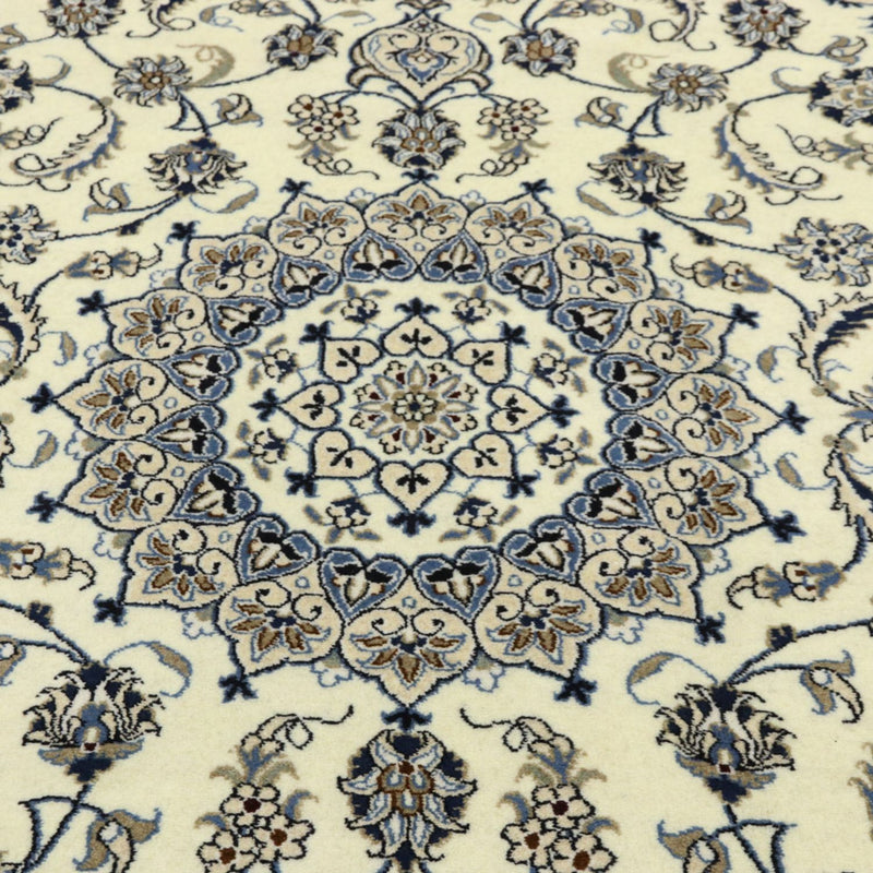 Persisk tæppe - Nain - 286 x 193 cm - creme