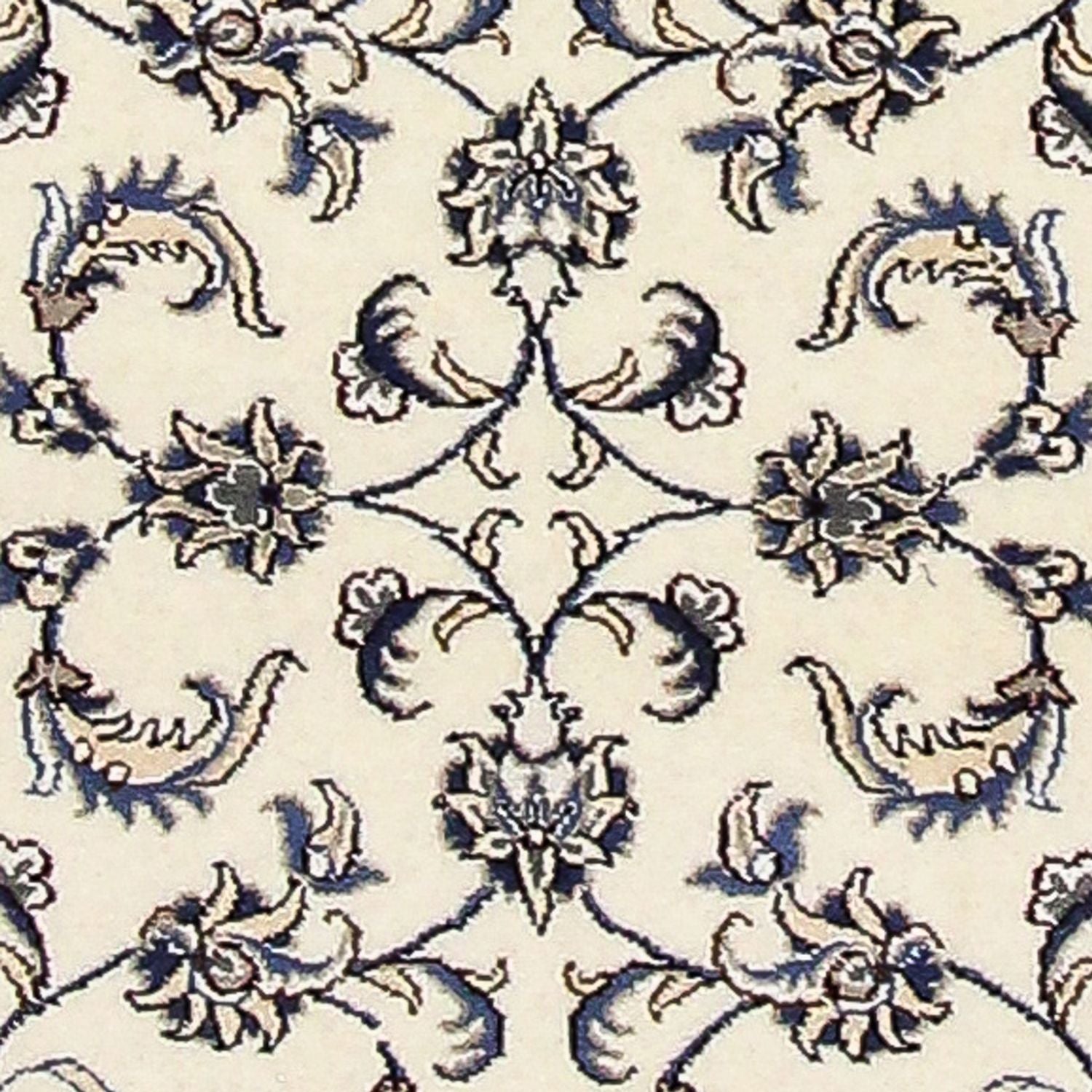 Løber Persisk tæppe - Nain - 378 x 80 cm - creme
