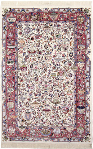 Persisk tæppe - Classic - 305 x 200 cm - creme