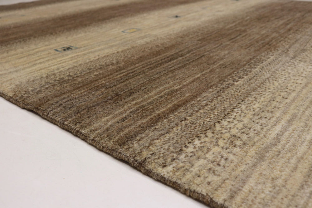 Gabbeh Teppich - Loribaft Indus - 245 x 166 cm - dunkelbeige