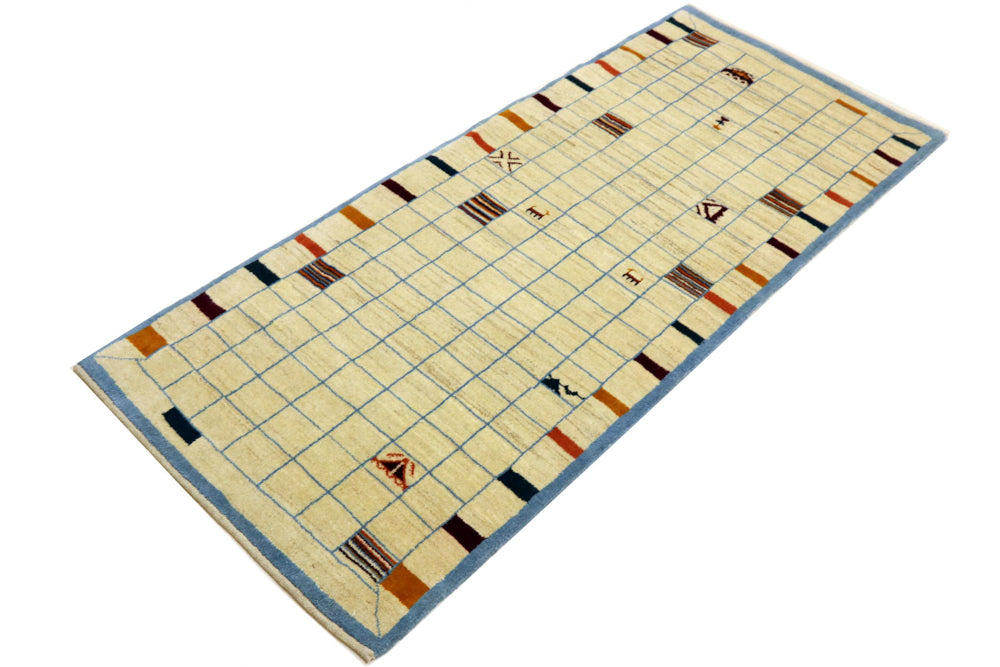 Läufer Gabbeh - Perser - 199 x 83 cm - sand